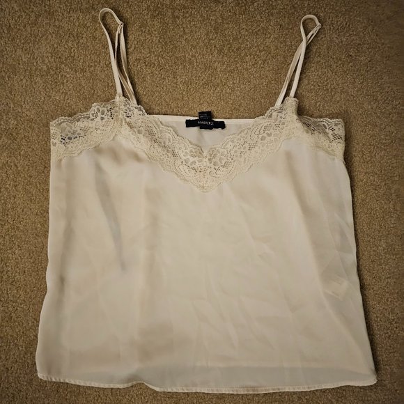 Silk Lacy Tank - Picture 1 of 2
